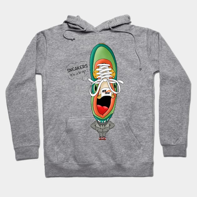 Sneakerhead White Hoodie by WkDesign